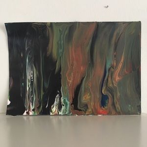 “Dark Mood” Original Abstract acrylic painting